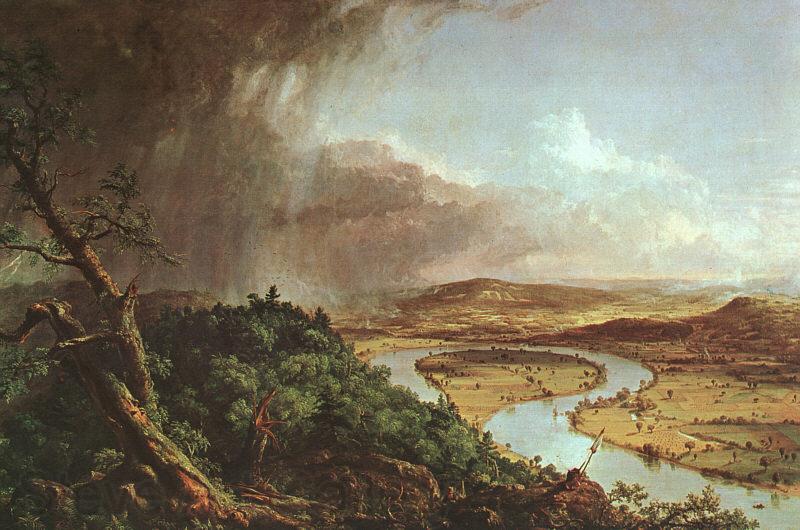 Thomas Cole The Connecticut River near Northampton Germany oil painting art